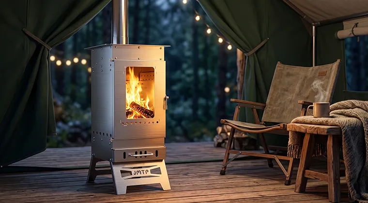 Portable Tent Fireplace Wood Stove